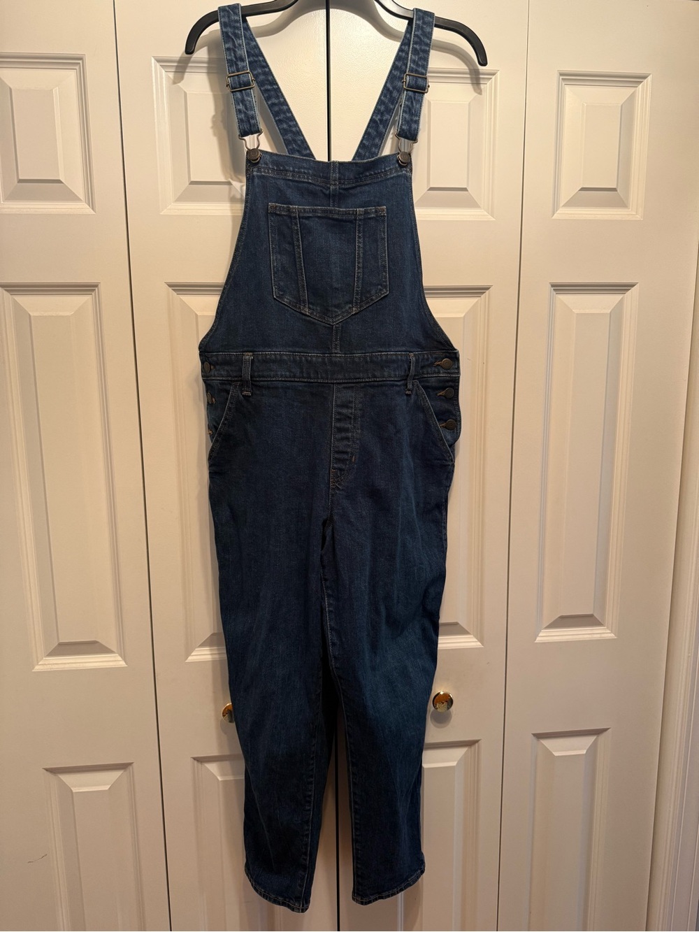 Old Navy Blue Denim Women's Overalls Jumpsuit - Picture 2 of 5